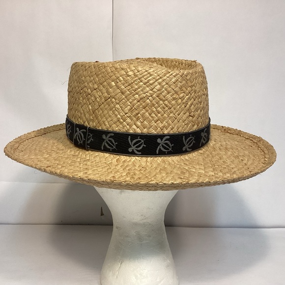 Men’s Scala Raffia Straw Hat size S/M hand made hat - Picture 3 of 10